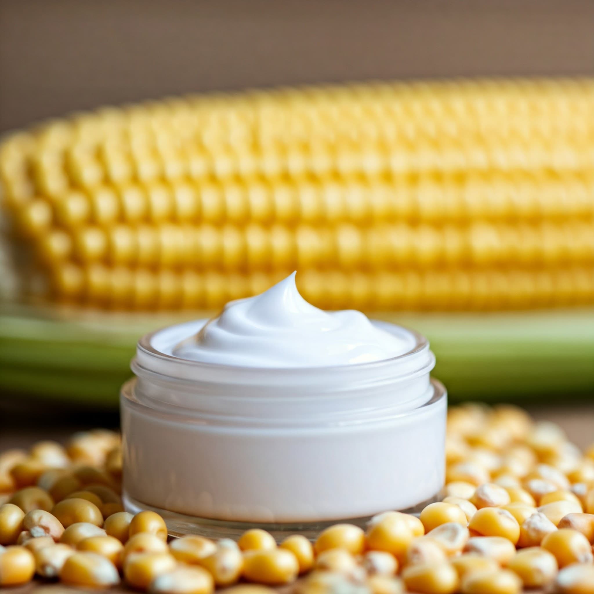 以玉米为原料制成的奶油（AI生成图片）