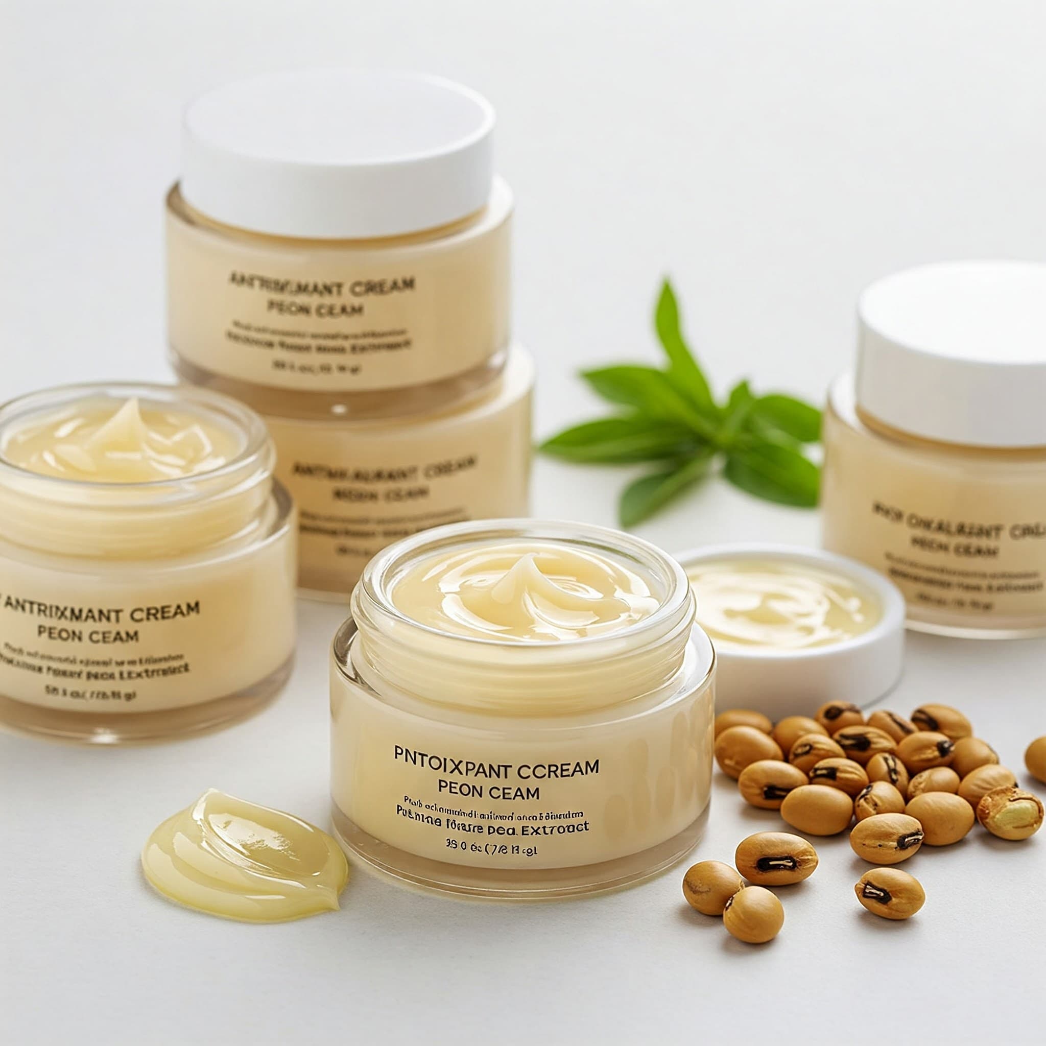 Antioxidant-rich creams using pigeon pea grains as an ingredient (AI-Generated Image)