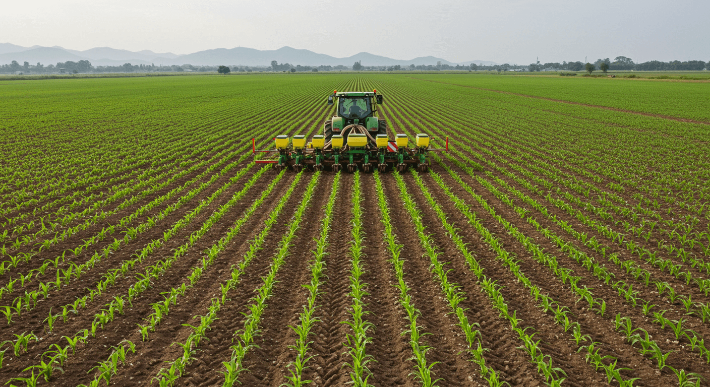 Mechanized Maize Operations in Thailand (AI-generated image)