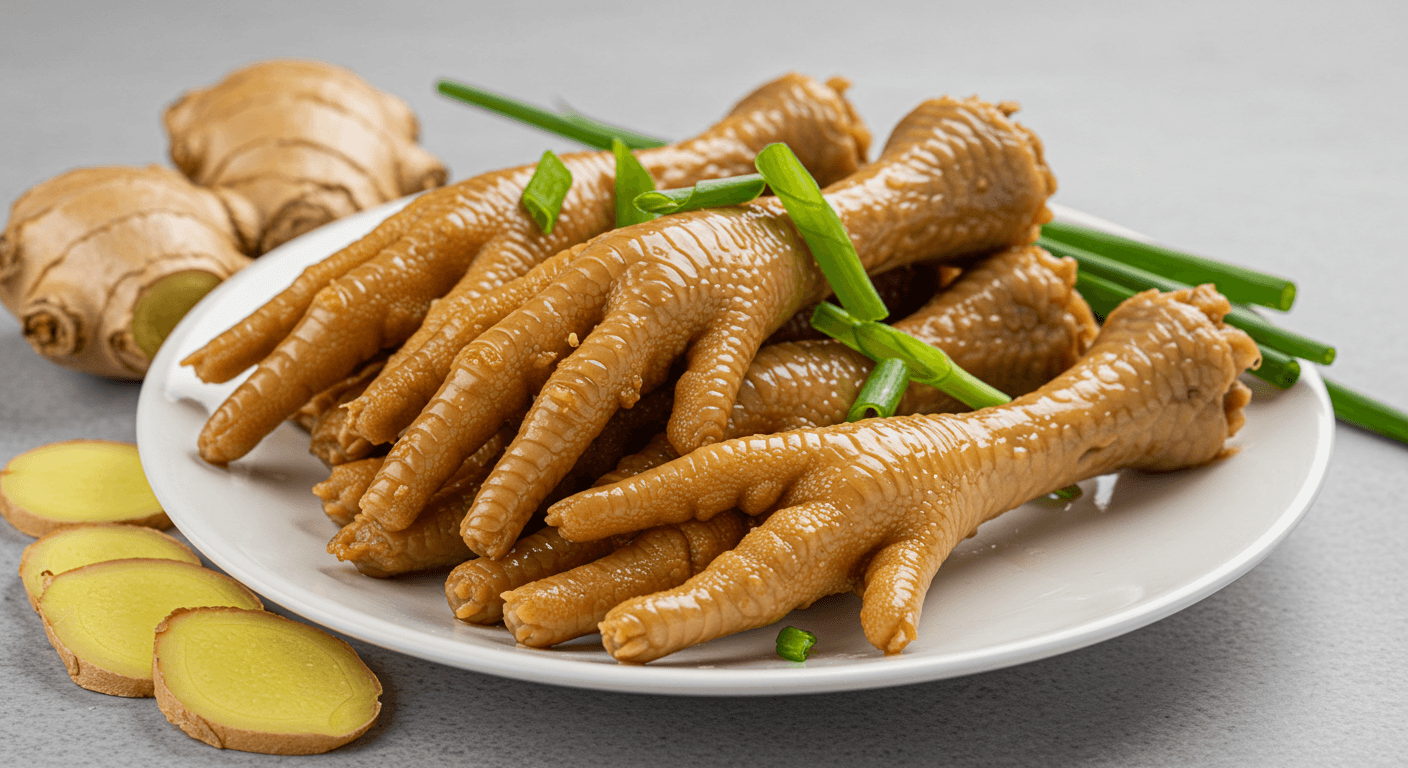 닭발이 들어간 중국 요리 (AI 생성 이미지)