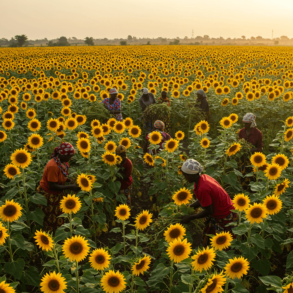 Premium Sonnenblumenöl aus Tansania Jetzt Großhandel starten