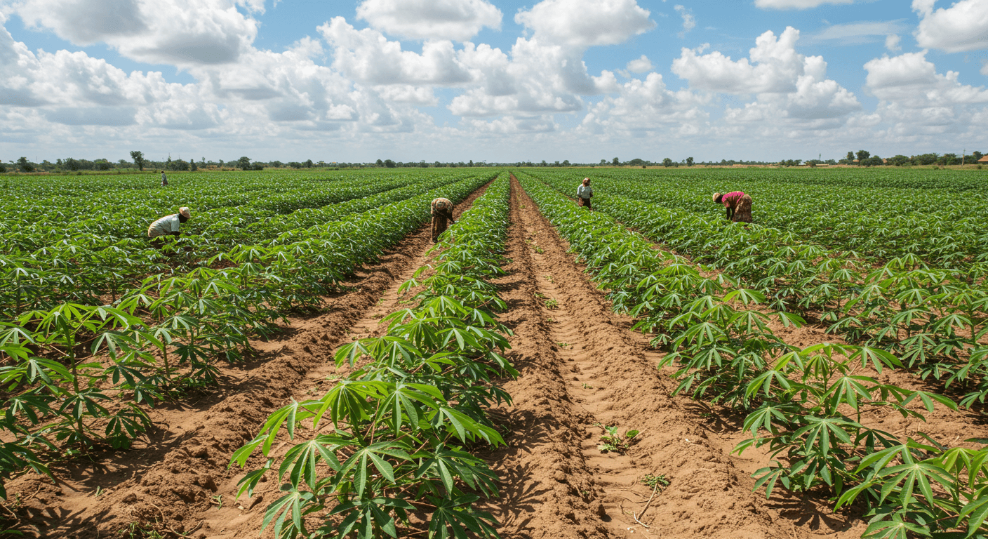 Cassava field in Nigeria (AI-Generated Image)