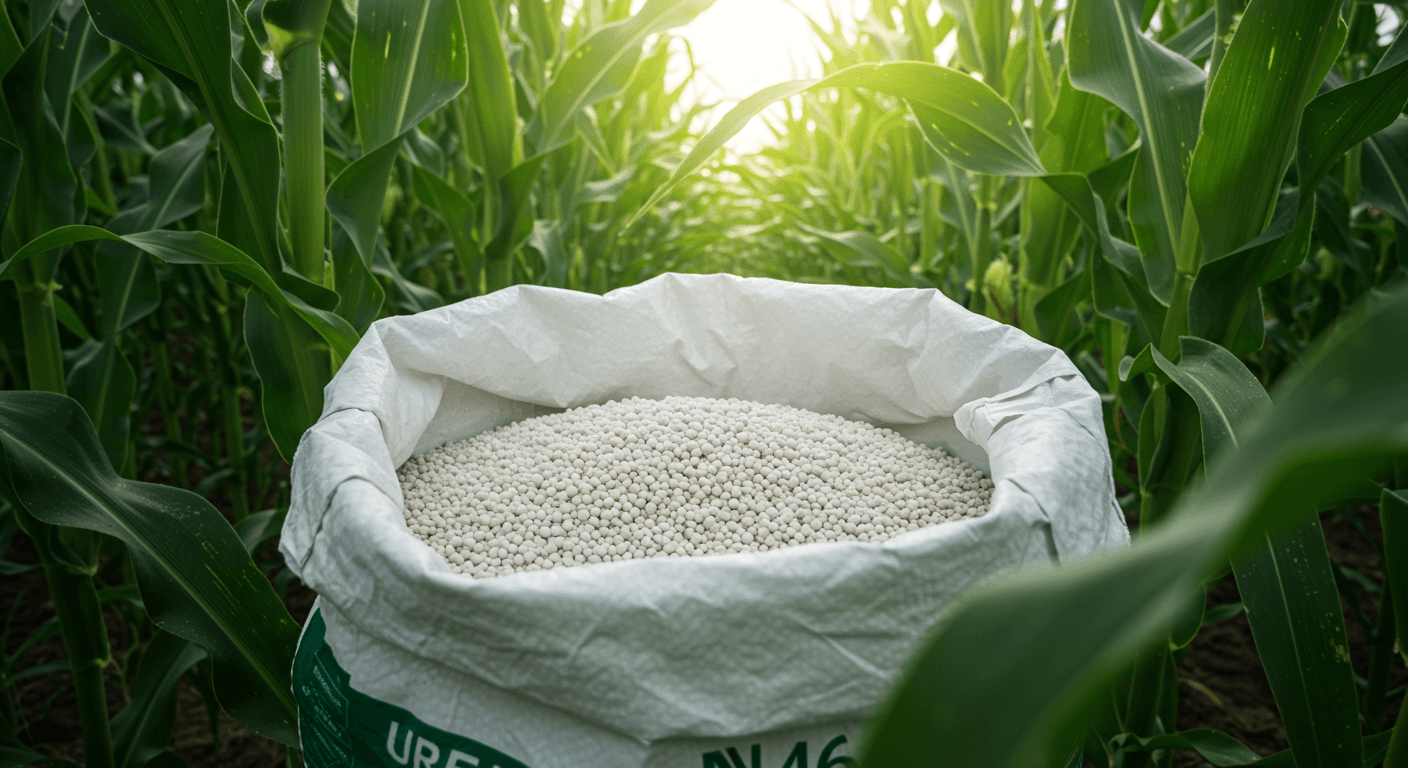 A package of UREA N46 (AI-generated image).