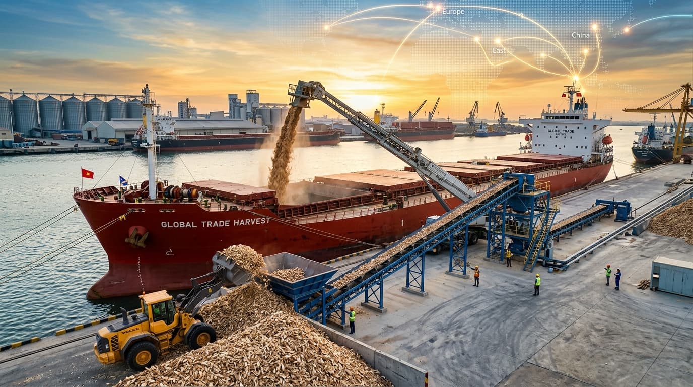 Getrocknete Maniok-Chips aus Nigeria für globale Märkte