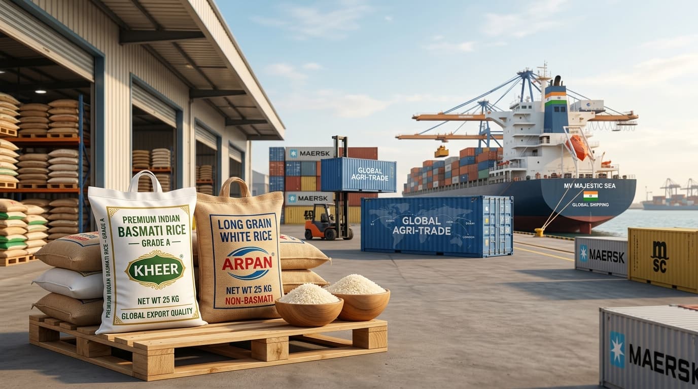 Riz Indien Basmati et Blanc – Export Mondial